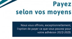 Renouvellement de l'adhésion à l'AAAPNB - 2022-2023